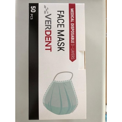 Medical Face mask s gumičkami 50 ks