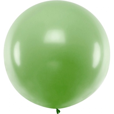 PartyDecoNafukovací balón Jumbo 1m kulatý zelená