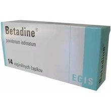 Betadine 200 mg vaginálne čapíky sup.vag. 14 x 200 mg