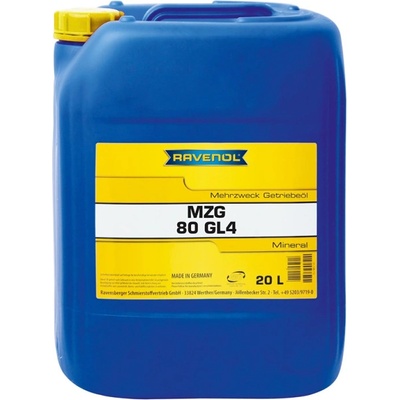 RAVENOL Трансмисионно масло RAVENOL Getrieb MZG SAE 80 GL 4 20л