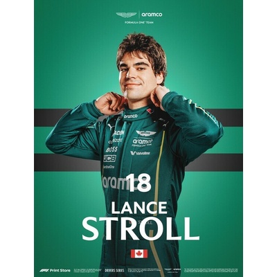 Umělecký tisk F1 Print Store Driver Series - Lance Stroll, 30 × 40 cm