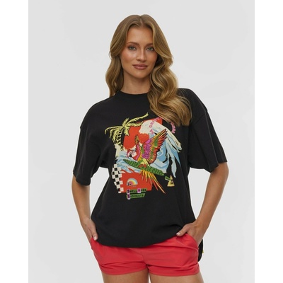 Rip Curl Wave Crest Heritage Tee černé