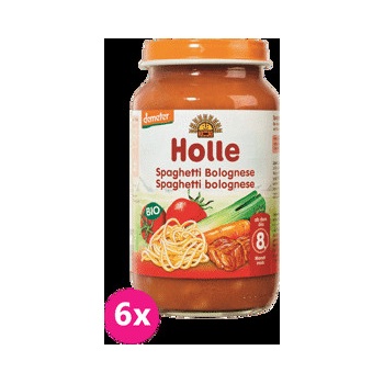 HOLLE Bio Spaghetti Bolognese mäsovo-zeleninový príkrm 6 x 220 g