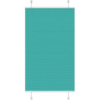 VidaXL Roleta plisé Zelená Petrol 80x100 cm