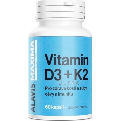 ALAVIS MAXIMA Vitamin D3+K2 60 kapslí