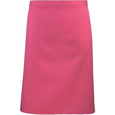 Premier Workwear Pracovní zástěra středně dlouhá PR151 Hot Pink Pantone 214c 70x50cm