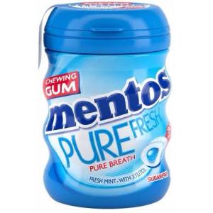 Mentos Pure Fresh дъвки с вкус на мента кутия 30бр (60г)