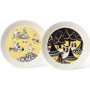 Arabia Finland Чинии Arabia Finland Муминки Yellow & Hurray 19 см 2 бр (1028337)
