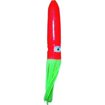 ICE fish Plovoucí chobotnice 16 cm Fluo červená / Fluo zelená