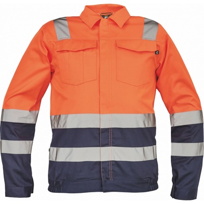 Cerva VALENCIA Hi-Vis bunda žlutá/navy