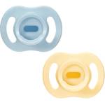 Tommee Tippee Ортодонтични залъгалки Tommee Tippee Ultra Light Stay Put, 0-6м, жълта/синя (Ultra Light Stay Put)