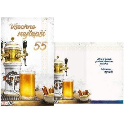 UNIPAP přání k narozeninám 55 M11-540 T PRANI_T_2278 549690