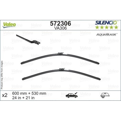 Valeo Silencio Aquablade Set 600+530 mm VA 572306