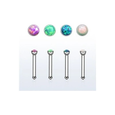 Piercingate piercing do nosu Opal PNO00238 čirá