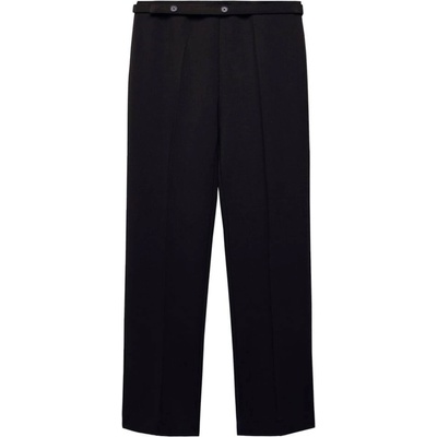 MANGO Панталон с ръб 'Creta' черно, размер 38