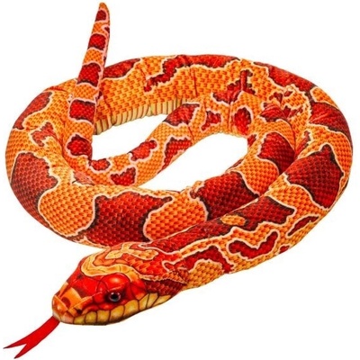 had červeno‑oranžový 180 cm