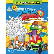 LIBRO PARA COLOREAR SUPERTHINGS SERIES 2