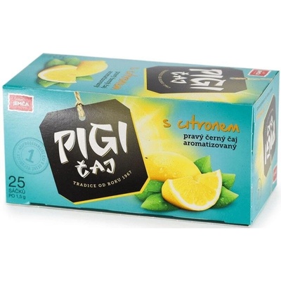 Jemča Pigi černý čaj s citronem 37,5 g