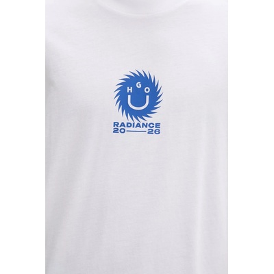 HUGO Blue Памучна тениска Hugo Blue Nunarix (50560047)