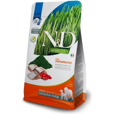 N&D Spirulina Adult Medium & Maxi Herring 2 kg