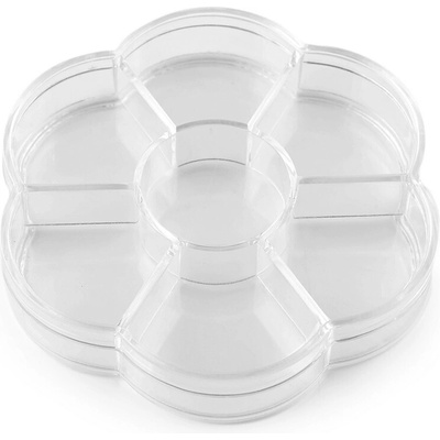 Stoklasa Plastový box / zásobník květ Ø10 cm Balení: 1 ks, Varianta: transparent transparent