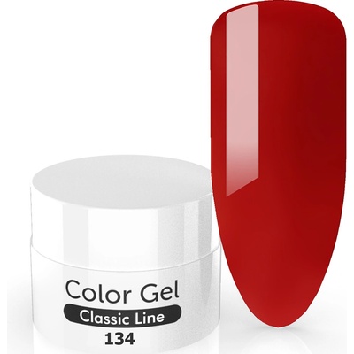 X Nails barevný UV gel Classic Line RUBY RED 5 ml