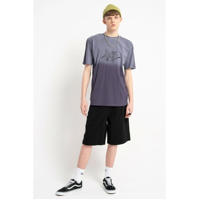 Reporter Young Chlapecké černé krátké teplákové kraťasy bez potisku černá