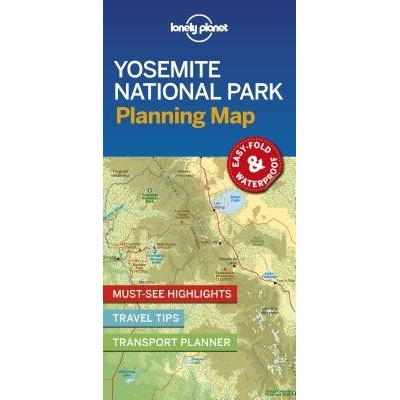 Lonely Planet Yosemite National Park Planning Map Lonely PlanetSheet map folded