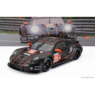 Ixo models Porsche 911 991 Rsr 19 4.2l Team Gr Racing N 86 24h Le Mans 2022 Michael Wainwright Riccardo Pera Ben Barker Matná Černá Oranžová 1:18