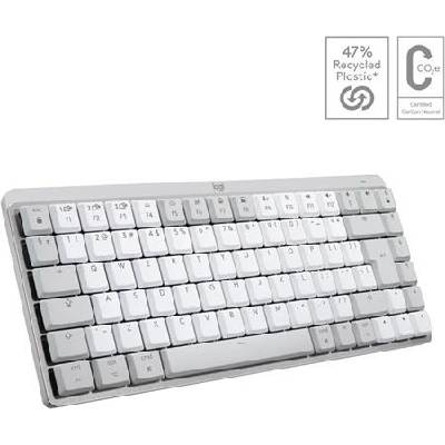 Logitech MX Mechanical Mini for Mac Minimalist Wireless Illuminated Keyboard - PALE GREY - US INT'L - EMEA; 920-010799