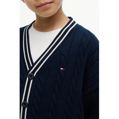 Tommy Hilfiger жилетка за деца от памук (KB0KB10491.128.176.9BY2)