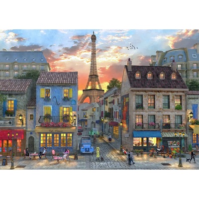 Bluebird Puzzle - Puzzle Davison: Streets of Paris - 1 000 piese