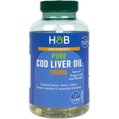 Holland & Barrett Cod Liver Oil 1000 mg [120 Гел капсули]
