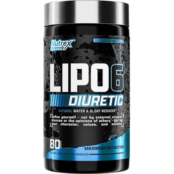 Nutrex Lipo 6 Black Diuretic, 80 Capsules