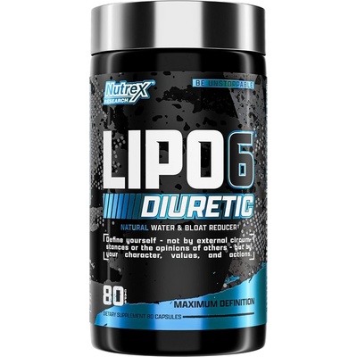 Nutrex Lipo 6 Black Diuretic, 80 Capsules