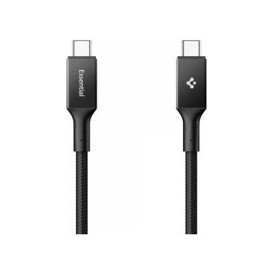 Spigen Essential USB C to USB C 240W Fabric Cable, black EB24015CC