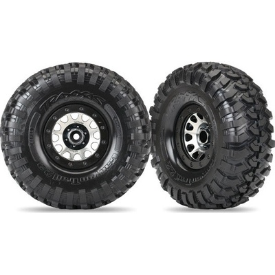 Traxxas kolo 2.2" disk Method 105 černý chrom pneu Canyon Trail pár
