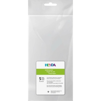 Hedvábný papír 50x70 cm 20 g/m2 10 listů bílý – Zboží Dáma