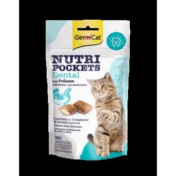 Image 1 of GimCat Nutri Pockets Dental Хрупкави джобчета с птиче, 60gr