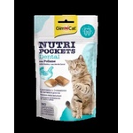 GimCat Nutri Pockets Dental Хрупкави джобчета с птиче, 60gr