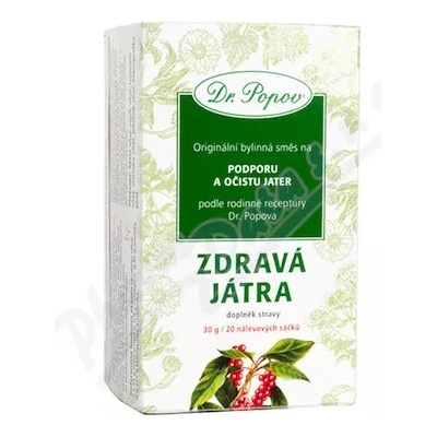 Dr.Popov Zdravá pečeň 20 x 1,5 g