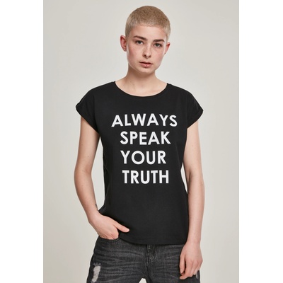 Mister Tee Дамска тениска Mister Tee Speak Truth в черен цвятUB-MT964-00007 - Черен, размер XL