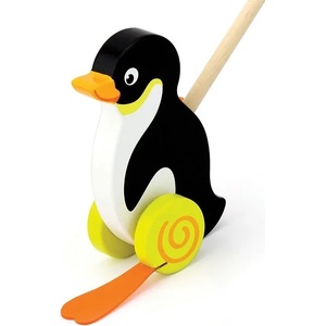Viga Toys Дървена играчка за бутане Viga - Пингвин (50962)