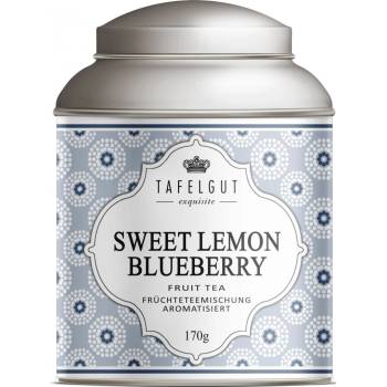 TAFELGUT Ovocný čaj Sweet Lemon Blueberry modrá barva kov 170 g