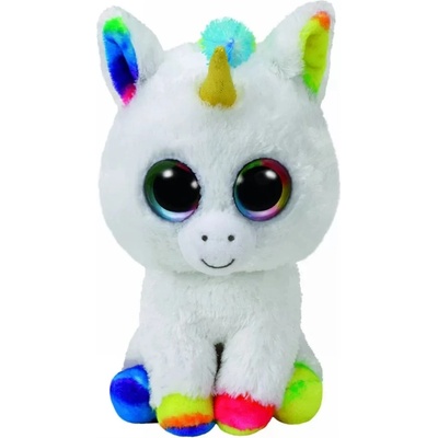 TY Toys Плюшена играчка TY Toys Beanie Boos - Еднорог Pixy, бял, 24 cm (TY37157)
