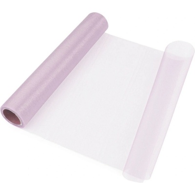 Organza střední lesk šíře 36 cm fialová lila 9 m