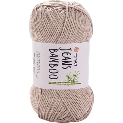 YARNART Jeans Bamboo 129 Stone Color Плетива прежда (Jeans Bamboo 129)
