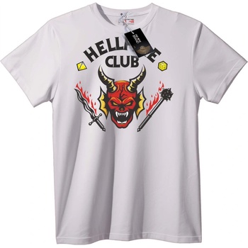 NOONEBRAND Тениска Hell Club Devil - 2XL, White