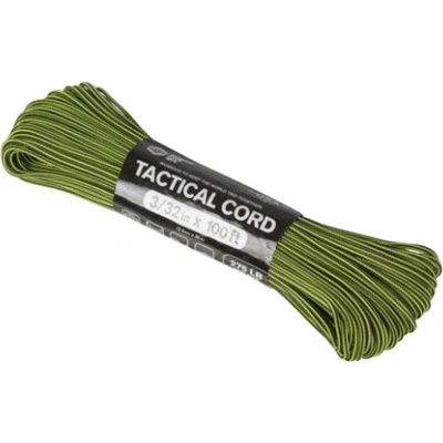 HELIKON-TEX 275 Paracord 30m, Neon Yellow Black Stripes, ATWOOD (DOPREDAJ), Varianta žltá, Veľkosť UNI