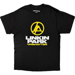 Linkin Park Unshatter Tracklist (Back Print) Тениска с къс ръкав Black XL (LPTS46MB04)